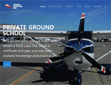 Tablet Screenshot of genesisflightschool.com